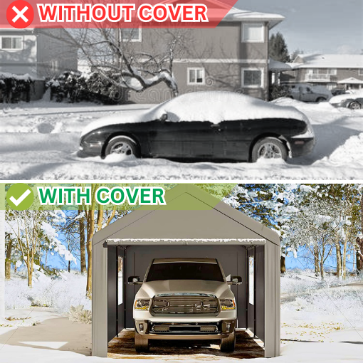 Large Heavy-Duty Carport