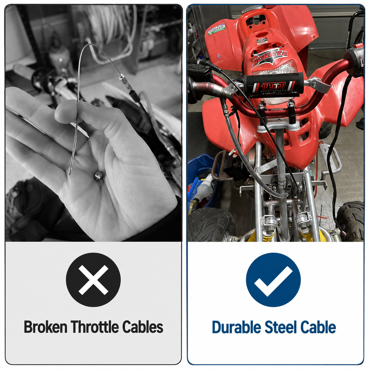 Universal Throttle Cable Repair Kit