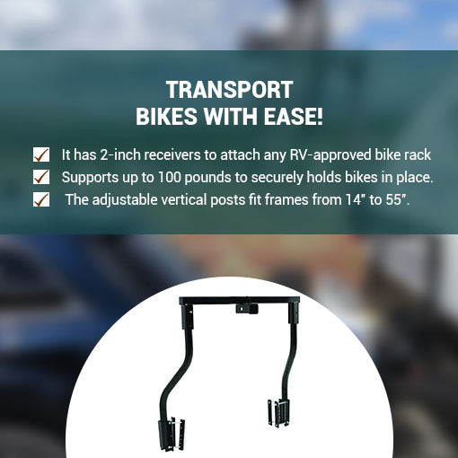 RV A-Frame Hitch Receiver Mount