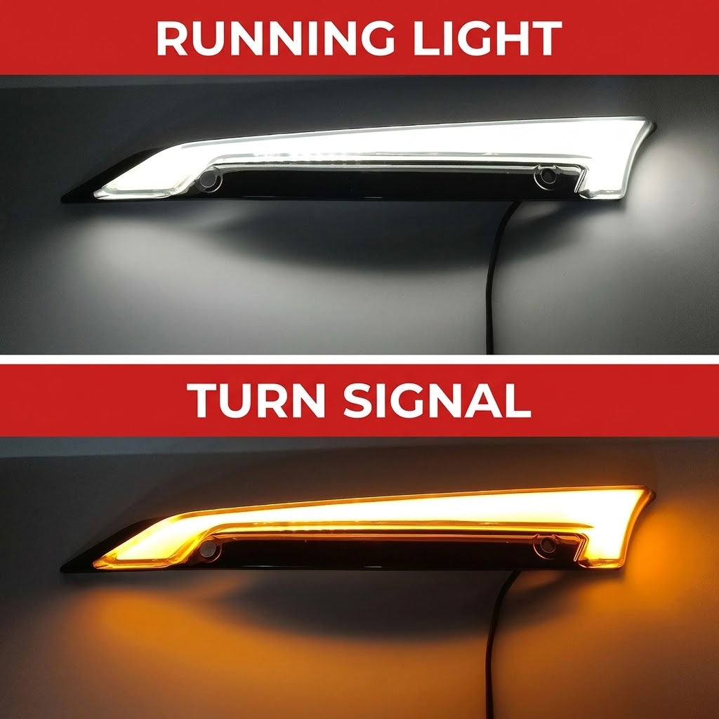 Motorcycle LED Windshield Trim Lights