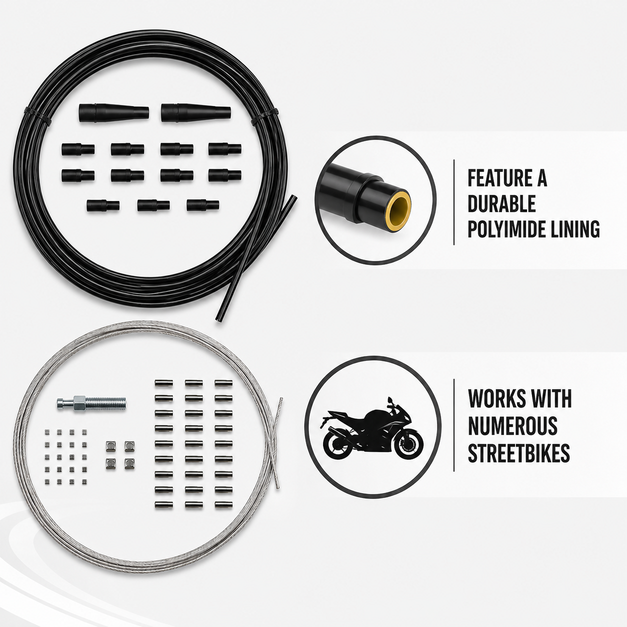 Universal Throttle Cable Repair Kit
