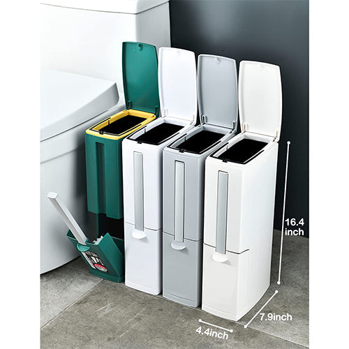 Slim Plastic Trash Bin