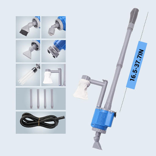 6-in-1 Electric Fish Tank Gravel Vacuum Sand Cleaner