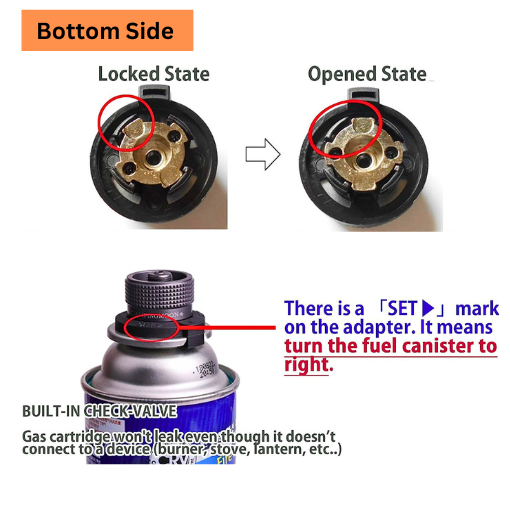 Camping Grill Gas Stove Adapter