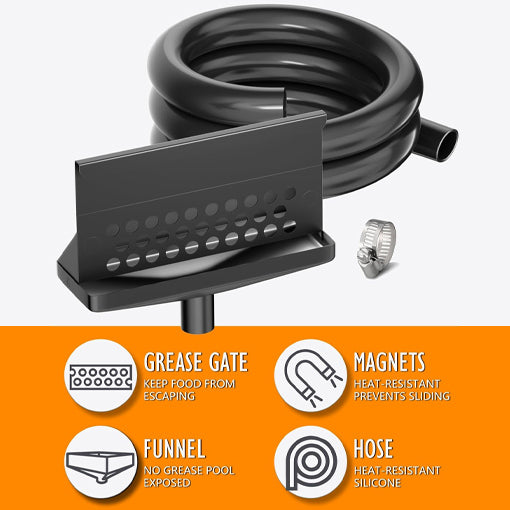 Rear Grease Drainage System for Griddle