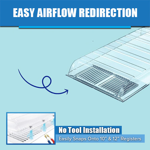 Under Furniture Magnetic Air Vent Extender