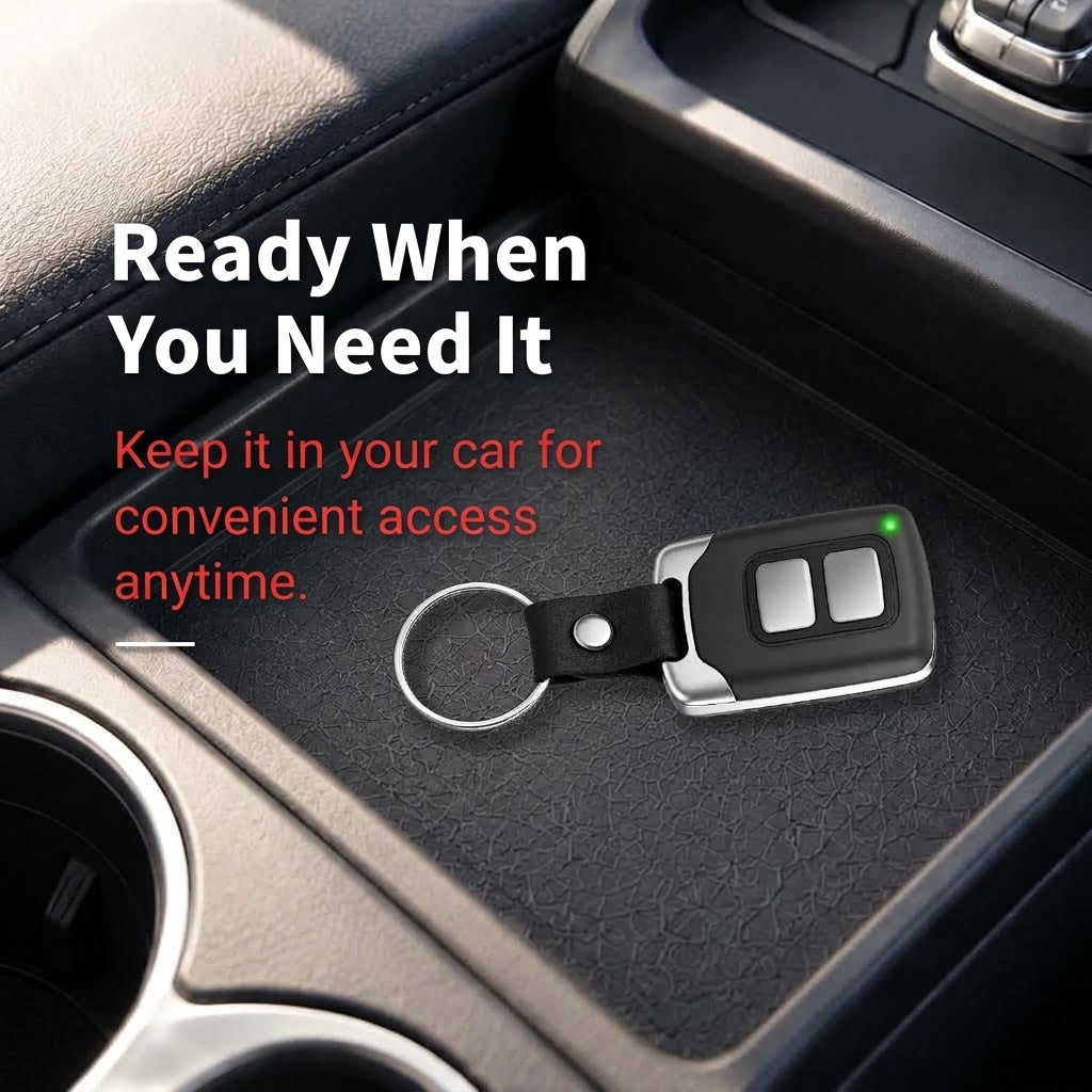 3-in-1 Garage Door Keypad & 2 Remotes