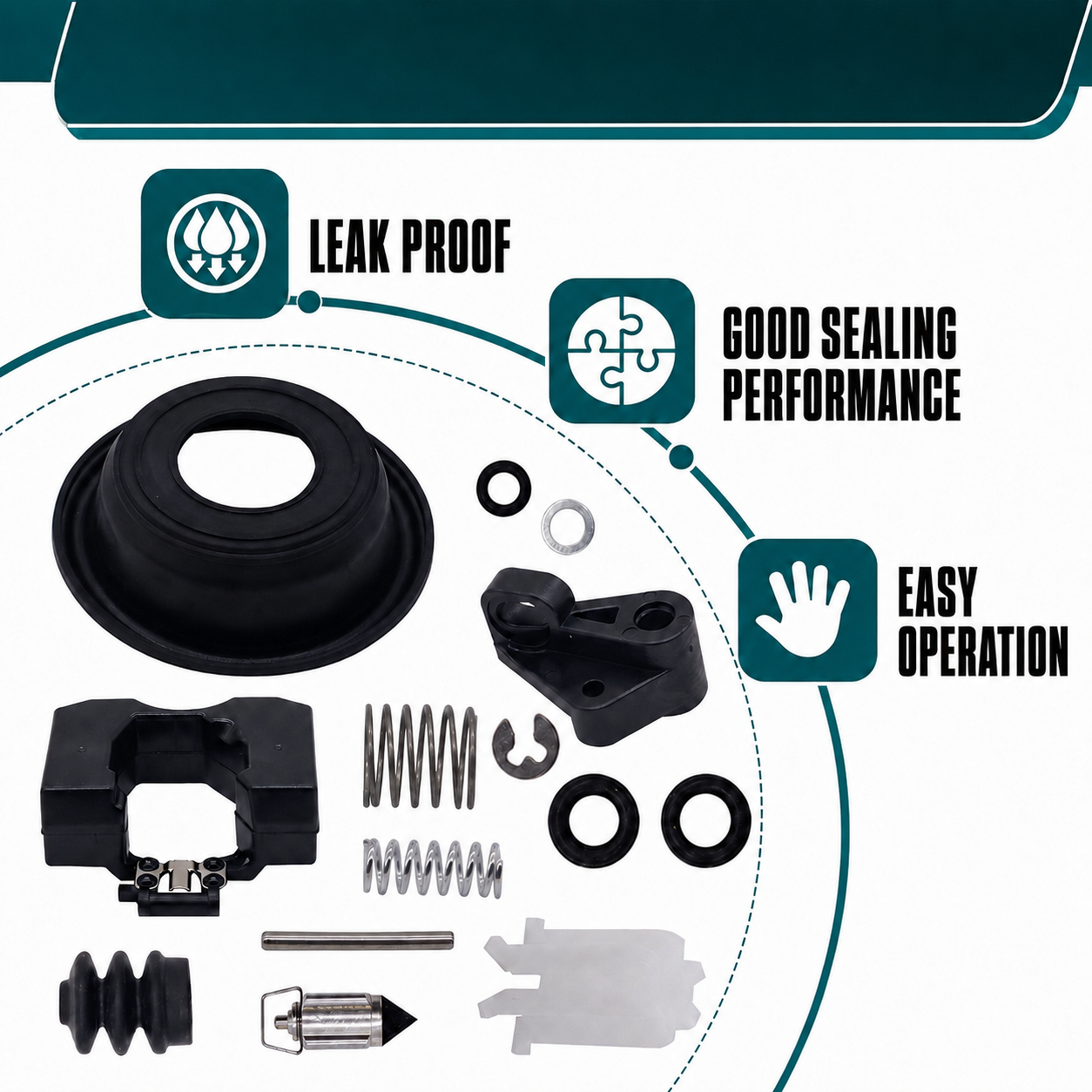 Motorcycle CV40 Carburetor Rebuild Kit