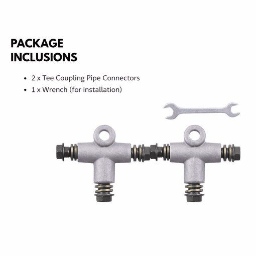 3-Way Motorcycle Hydraulic Brake Line Tee Hose Connector