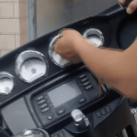 2014-2019 Motorcycle Chrome-Finish Dashboard Kit