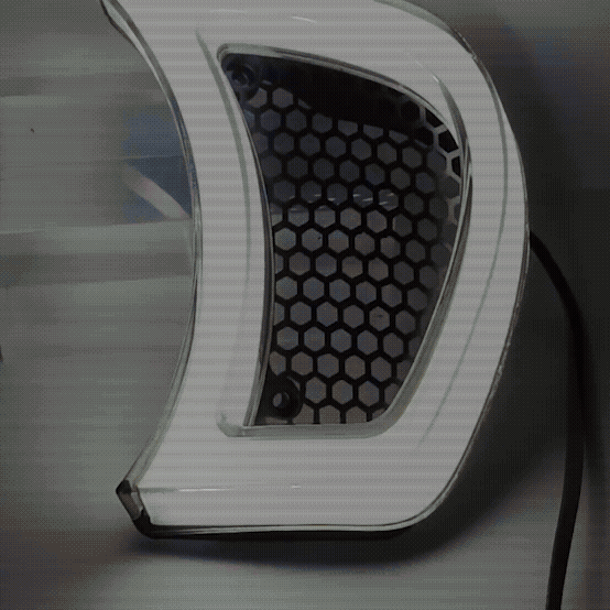 Motorcycle LED Headlight Vent Accent Turn Signal Lights