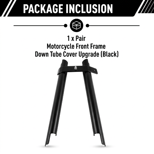 1-Pair Motorcycle Front Frame Down Tube Cover Upgrade