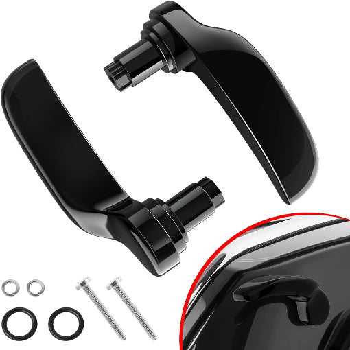 Motorcycle Stainless Steel Saddle Bag Lifter Latch Kit