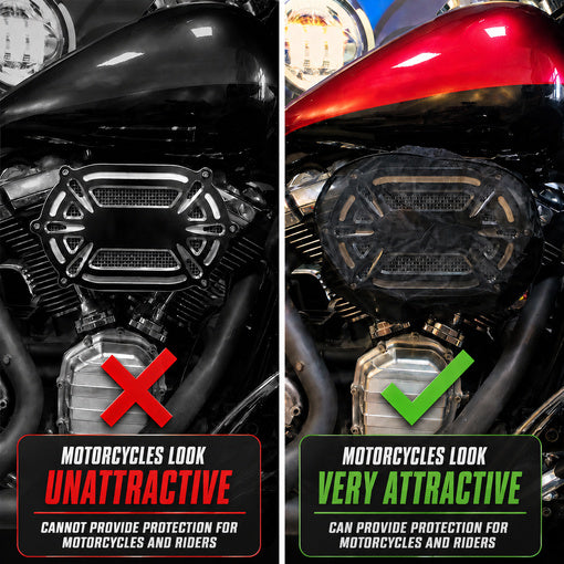 Motorcycle Waterproof Air Filter Rain Sock Dustproof Protective Cover