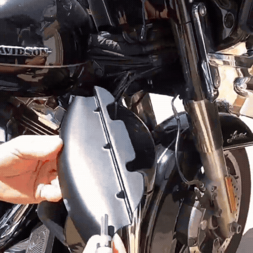 Motorcycle Lower Triple Tree Wind Deflector