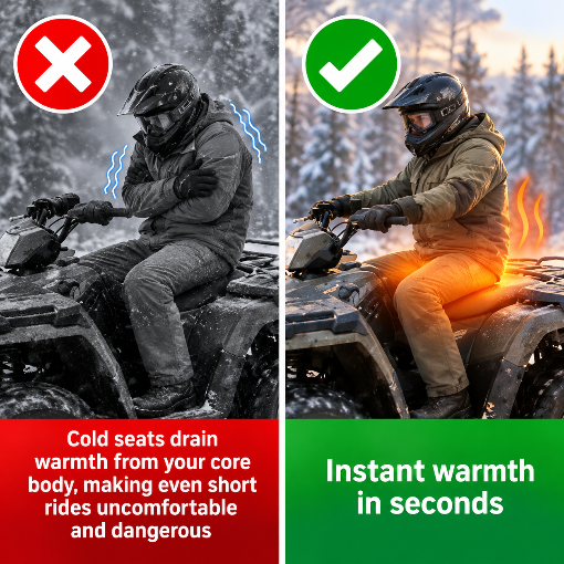 ATV/Motorcycle/Tractor Seat Heater