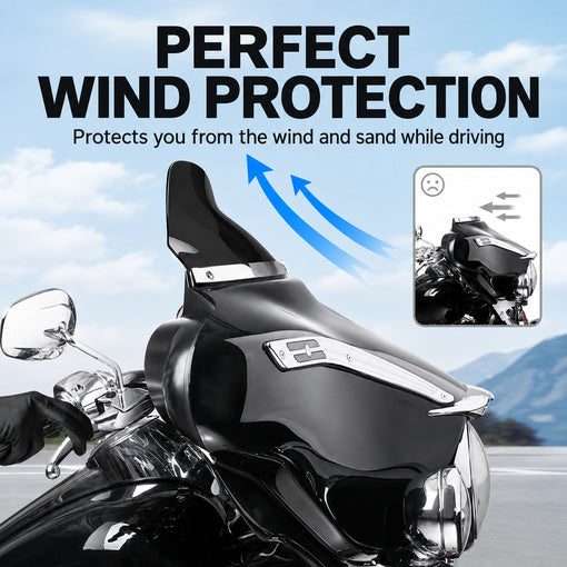Motorcycle 8" Windshield Wind Splitter