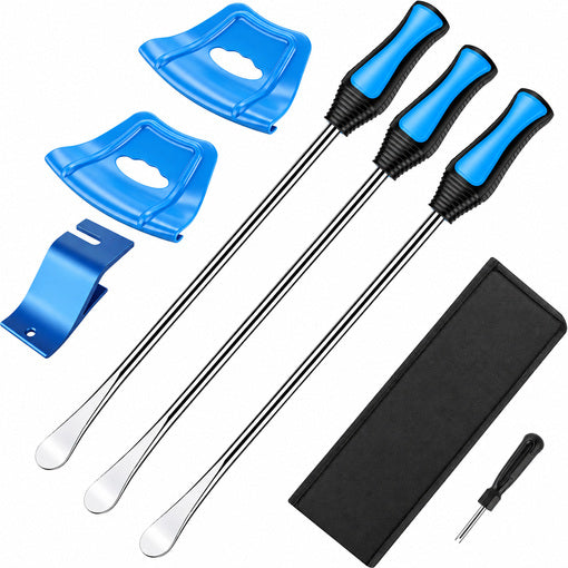 Motorcycle Tire Changing Spoon Kit with Bead Holder and Rim Protector