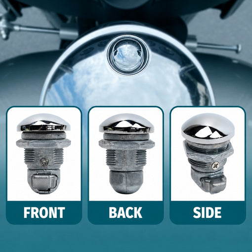 Motorcycle Push Button Fuel Door Latch Kit