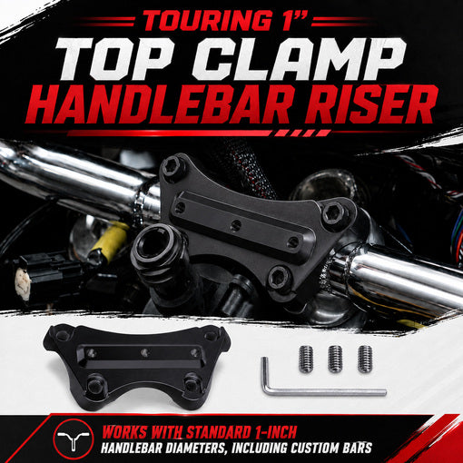 Anti-Slip Motorcycle Handlebar Top Riser Clamp
