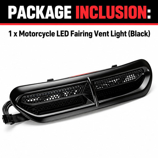 Motorcycle LED Fairing Vent Light
