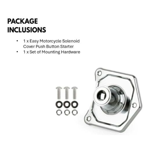 Easy Motorcycle Solenoid Cover Push Button Starter