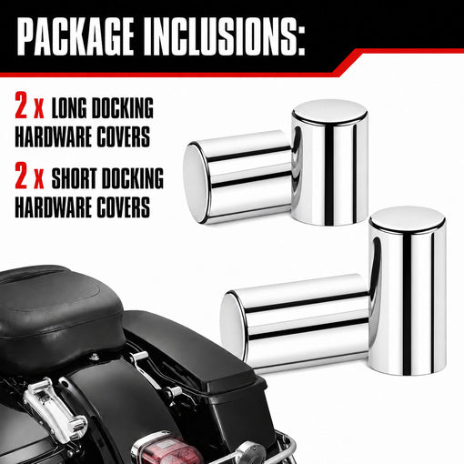 Motorcycle Magnetic Detachable Docking Hardware Covers Kit