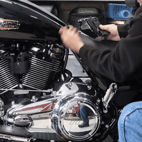 Motorcycle Mid Frame Air Deflectors