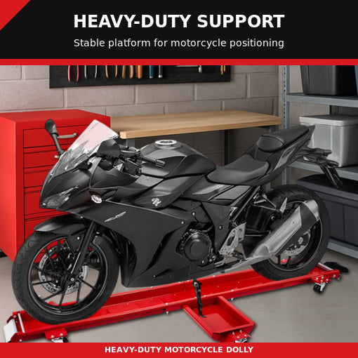 1250LBS Heavy-Duty Motorcycle Mover Dolly