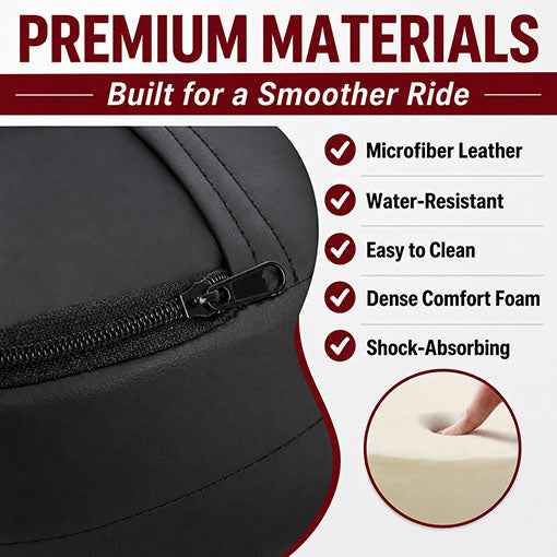 Motorcycle Detachable Plug-in Driver Backrest Pad