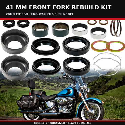 Motorcycle 41mm Front Fork Leg Rebuild Kit