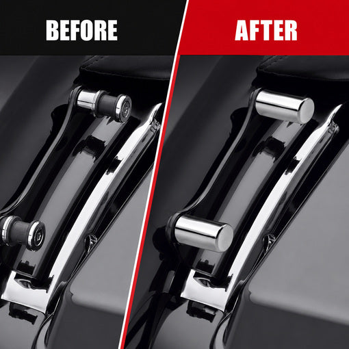 4-Pack Motorcycle Magnetic Detachable Docking Hardware Cover