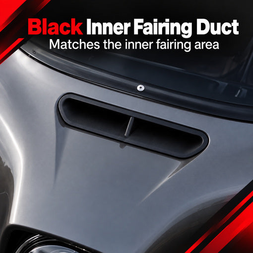 Motorcycle Inner Fairing Black Vent Air Duct