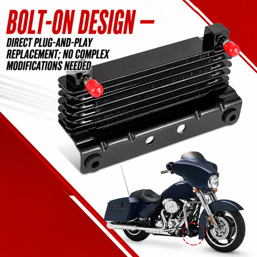 Bolt-On Motorcycle Oil Cooler Kit