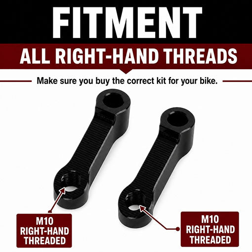 Motorcycle M10 M8 Mirror Extenders