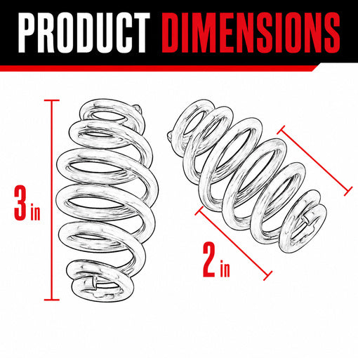 Motorcycle 3-Inch Bobber Seat Springs