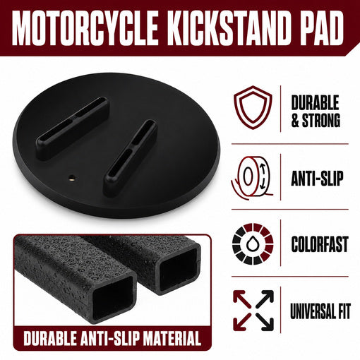 Heavy Motorcycle Kickstand Support Pad