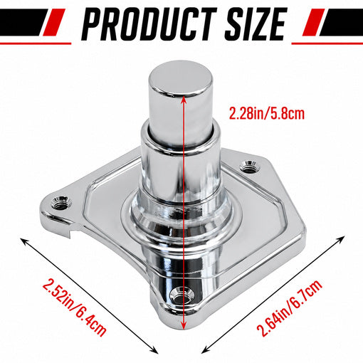 Bolt-On Motorcycle Solenoid Cover Starter Push Button