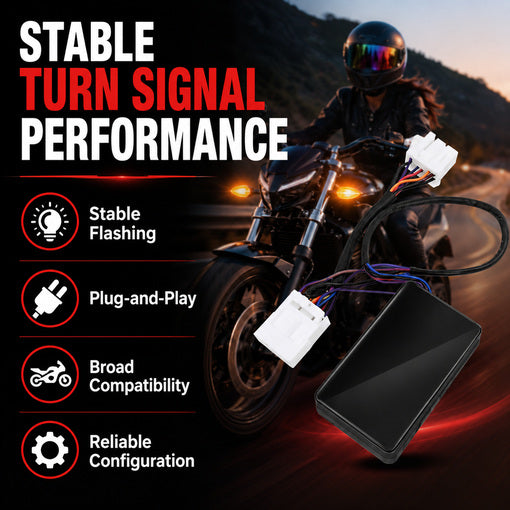 Motorcycle Load Equalizer & Stabilizer Resistor Plug-and-Play Replacement