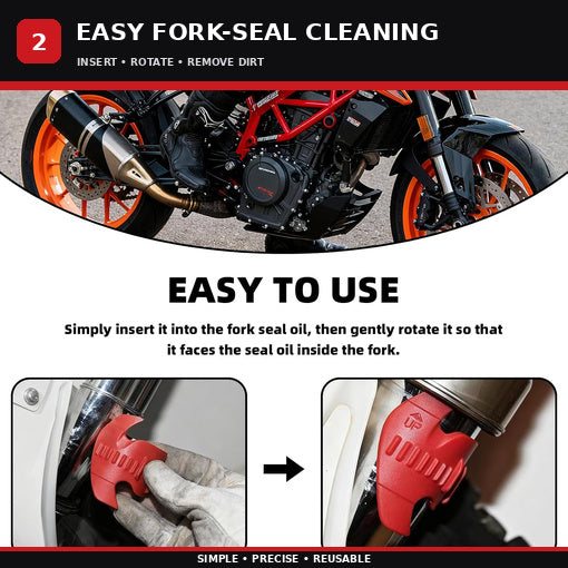 4-Pack 45-55mm Motorcycle For Seal Cleaning Tool