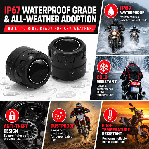 Wireless Motorcycle Tire Pressure Monitoring System