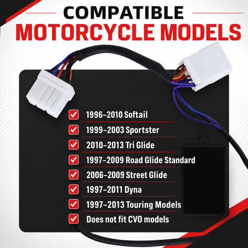 Motorcycle Load Equalizer & Stabilizer Resistor Plug-and-Play Replacement