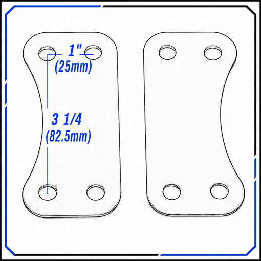 Motorcycle Front 21" Wheel Fender Risers
