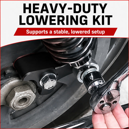Motorcycle 1-3" Rear Adjustable Lowering Drop Kit
