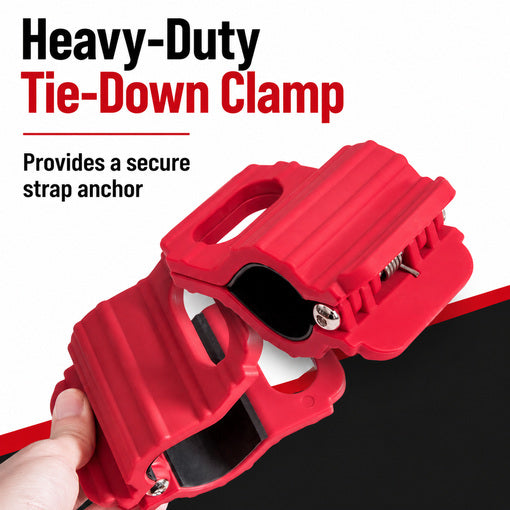 Motorcycle/ATV/UTV Handlebar Tie-Down Clamps
