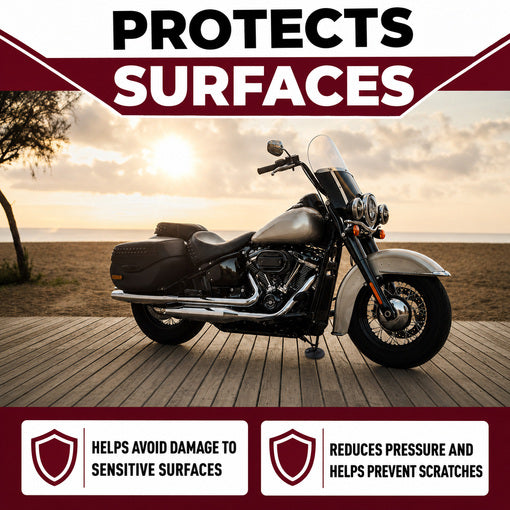 Heavy Motorcycle Kickstand Support Pad