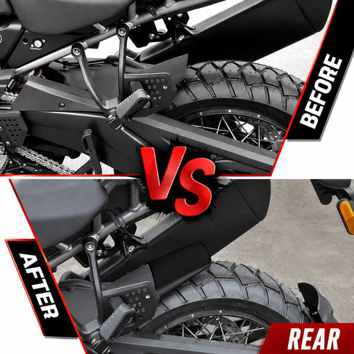 Motorcycle Front & Rear Mudguard Extender Kit