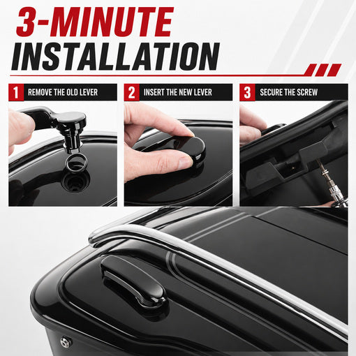 Motorcycle Stainless Steel Saddle Bag Lifter Latch Kit