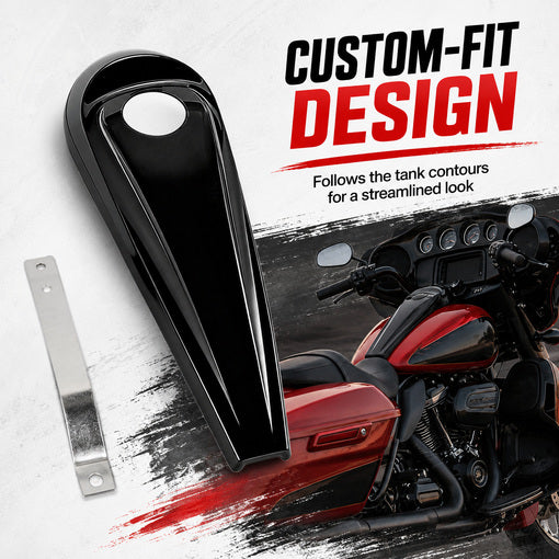 Motorcycle Smooth Dash Fuel Console & Gas Tank Cap Cover
