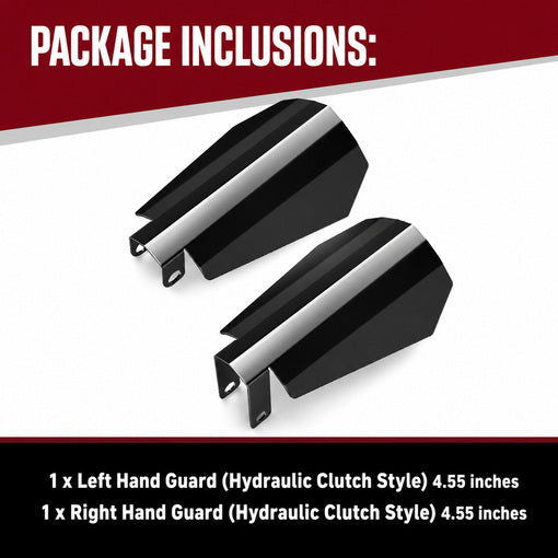 Motorcycle Black Coffin Cut Hand Guards